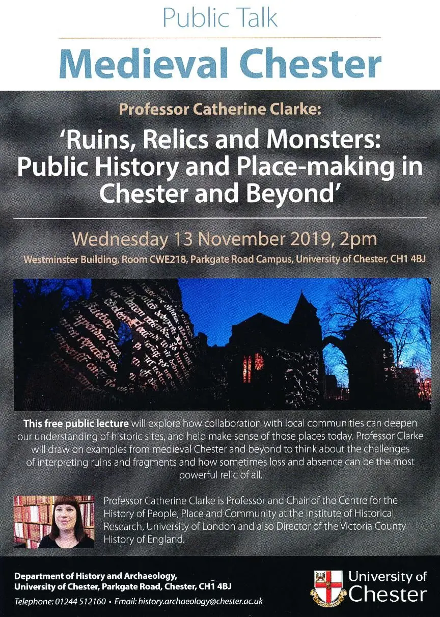 Public Talk Medieval Cheshire