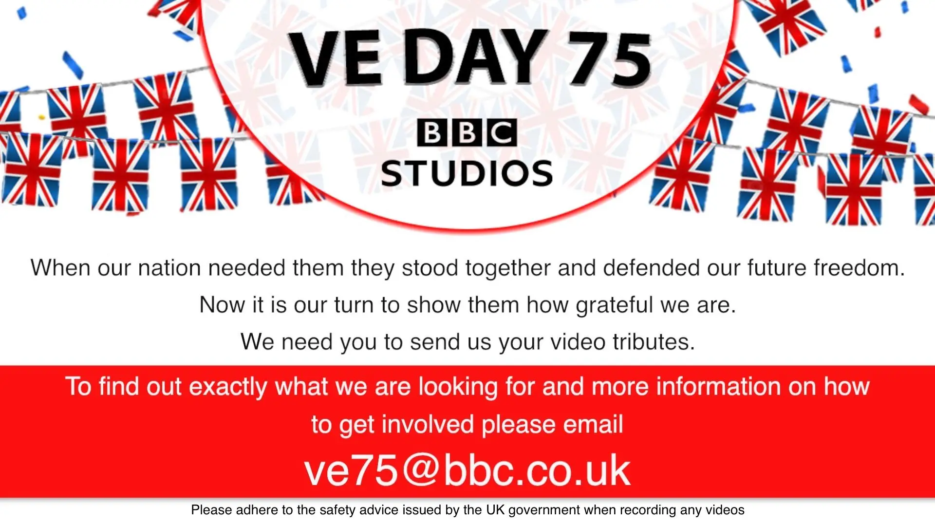 VE Day Help the BBC with your stories