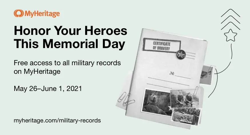 Free MyHeritage Military Records Access 