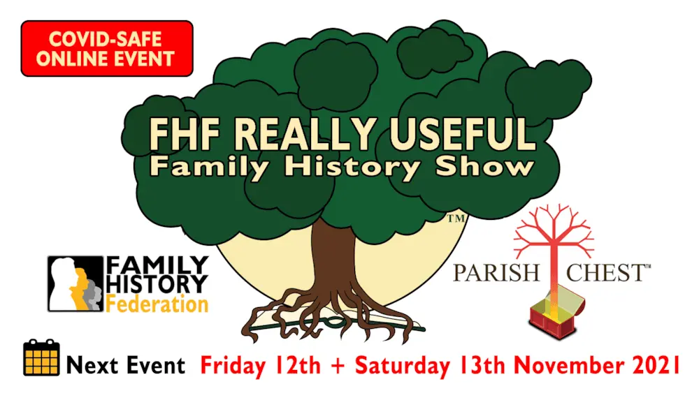 Family History Federation: Really Useful Show 2021 
