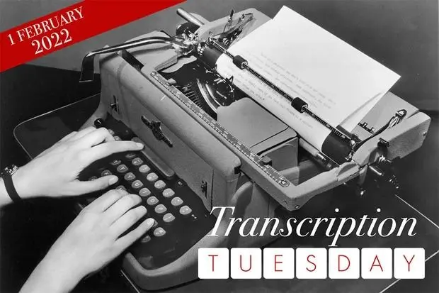 Transcription Tuesday 
