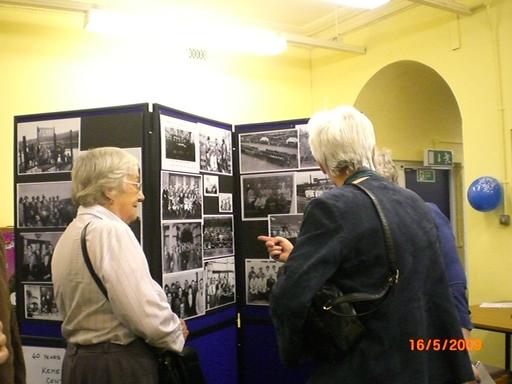 RUNCORN OPEN DAY AT EGERTON ST LIBRARY 2009 BRENDA SMITH LYN MCCLOUGH