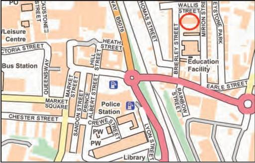 Brierley Street Map