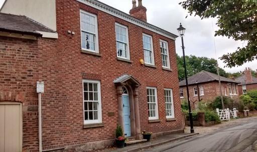 Old centre of Northenden - Northen House opposite St Wilfrid's Church.