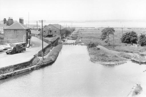 RUNCORN LOCKS PERCIVAL LANE JUNE 1966