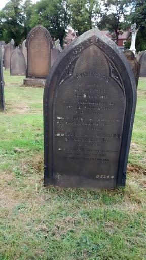 Plot D2244 John Benjamin Dancer (1812-1887) Manchester instrument maker who supplied much of the equipment for Joule's early experiments. Scientist and recognised as the founder of microphotography.