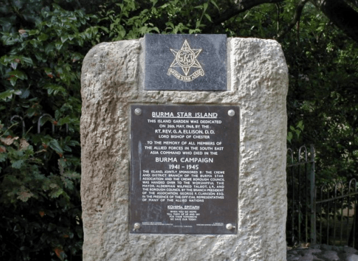 Burma star plaque