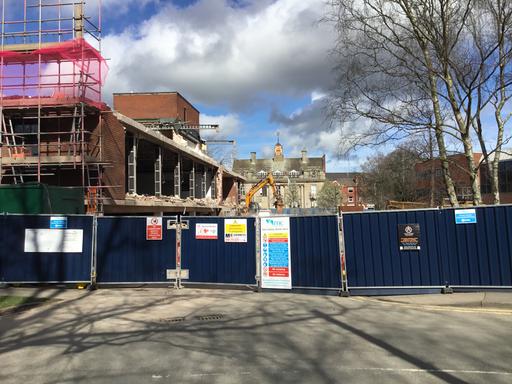 1j: March 18th 2024, the old library is slowly disappearing