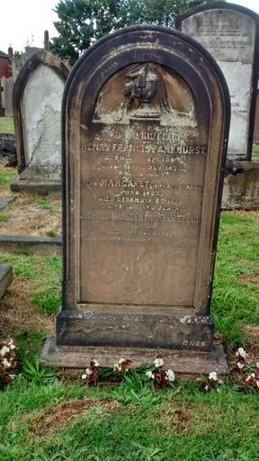 Plot G1106 Richard Marsden Pankhurst (1834-1898) radical lawyer husband of Emmeline and father of Christabel, Sylvia and Adela of the Manchester Suffragette family.