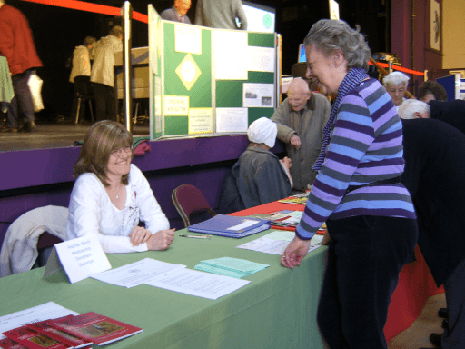 Heather at our Help Desk