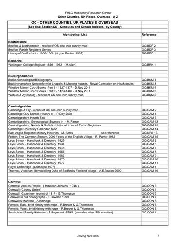 2b Other Counties Gen A Z
