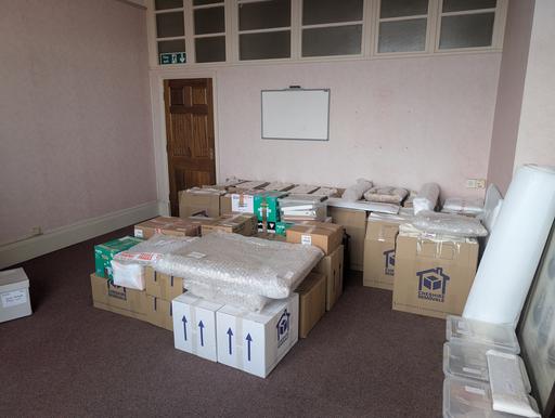 2f: Crewe Collection Room at the Muni - almost emptied