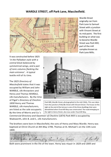 Wardle Street page1