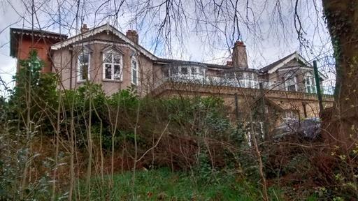 Rose Hill House, Northenden, seen from Rose Hill woods. Both can be reached by The Watkin Walk which commences at St Wilfrid's Church. A downloadable copy of the walk is available on www.friendsofrosehill.org under 'Projects'.