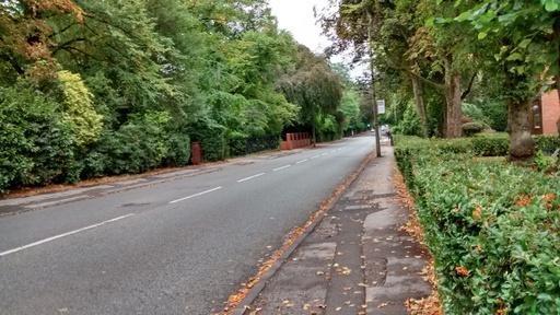 Brooklands Road was built as a private road round about 1860. It was built by Samuel Brooks (1793-1864) calico manufacturer, banker and landowner, especially in Sale and Hale.