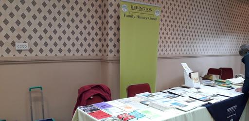 Wirral History & Heritage Fair 2023 Bebington Group stand