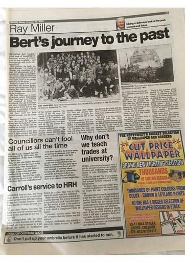 20 OCT 2005 BERTS JOURNEY TO THE PAST