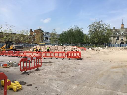 3e: May 11th View from the old car park entrance towards Prince Albert Street