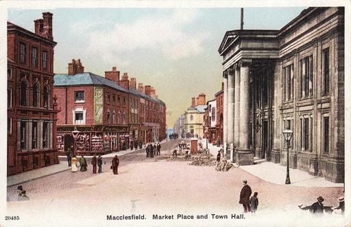 Market Place and Town Hall Macclesfield