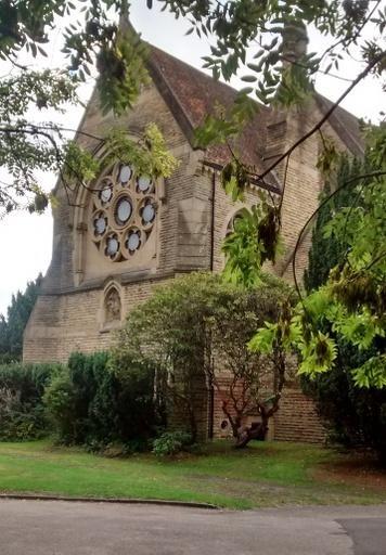 The Church of St John the Divine on Brooklands Rd was built from 1864 to 1868. Samuel Brooks gave land and granted £10,000 for its building and upkeep. It was designed by Alfred Waterhouse (1830-1905).